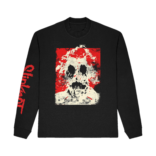 Arsenal Black Long Sleeve T-Shirt